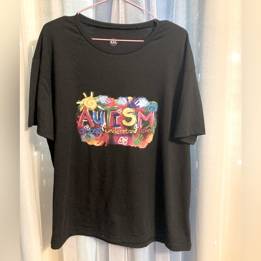 Autism tee white or black